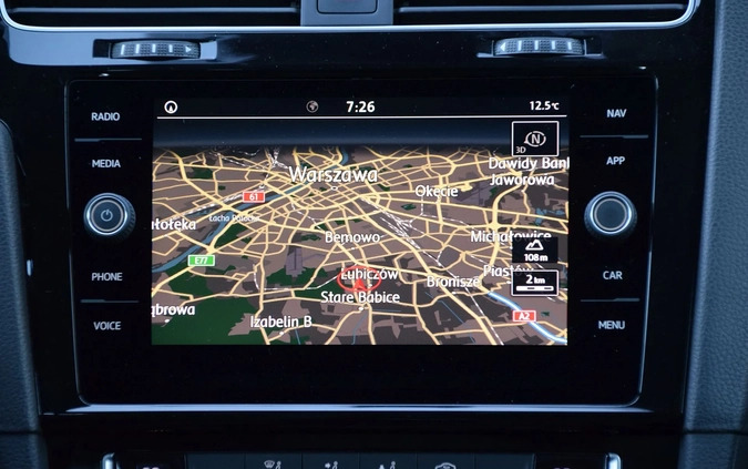 Volkswagen Golf cena 56899 przebieg: 180247, rok produkcji 2019 z Warszawa małe 631